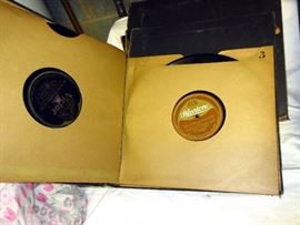 Interior of 78 RPM Album