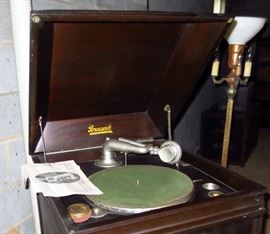 Interior of Brunswick Victrola