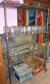 MANY old canning jars