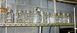 Vintage canning jars