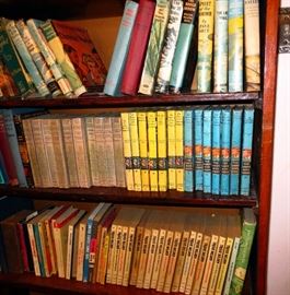 Zane Grey, Nancy Drew, Hardy Boys, Trixie Belden