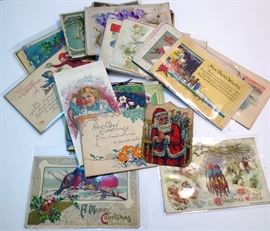 Vintage Christmas Postcards & Notes