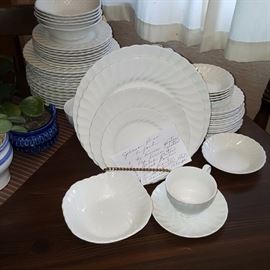 Johnson Bros. china - salad plates are mostly Franciscan "Old Chelsea"  (same design)