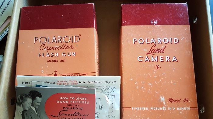 Polaroid land camera model 95