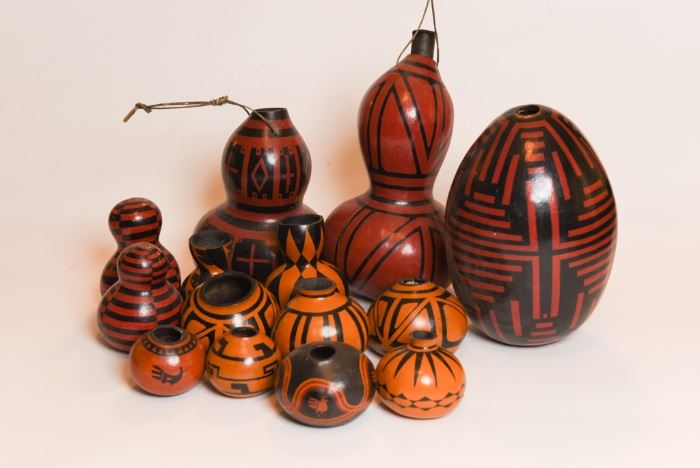 Hand painted Gourds