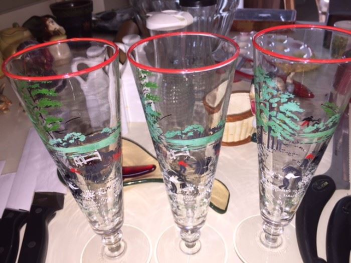 Vintage pilsner set
