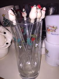 Vintage cocktail stirrers