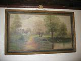 signed oil on board