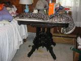 marble top Eastlake table