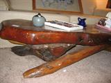 log coffee table