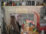Wooden Antique mantel