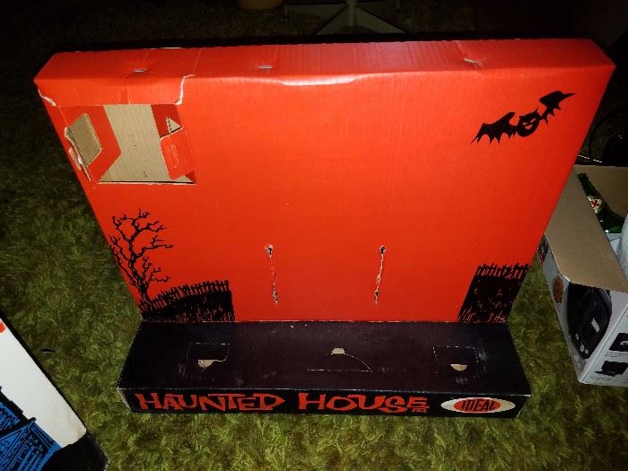 Inside packaging for haunted house