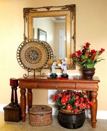 The console table is sold