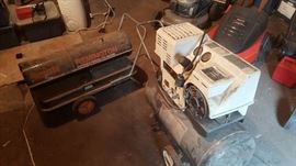 Air comp, and Propane Heaters