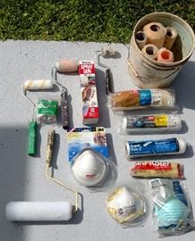 Painter's Boxlot, includes NIP Rollers & Masks