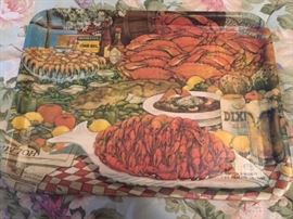 DH Holmes LA food tray