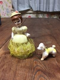 Nurleans girl with poodle (Ucagco Japan)