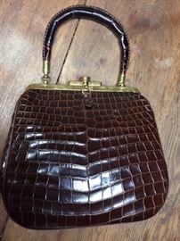 alligator purse