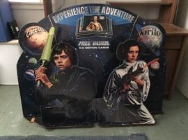 Luke & Leia Lays advertising cardboard