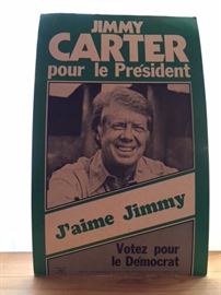 French language Carter for President poster