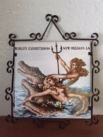 LA Exposition Poseiden trivet