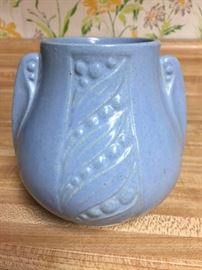 Unmarked blue planter