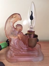 Art deco angel lamp base 