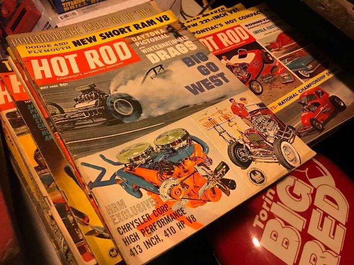 Vintage Hot Rod magazines 