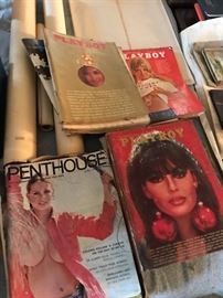 1960's Playboy and Penthouse magazines and some other unusual publications 