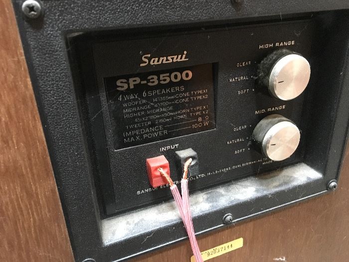 Sansui SP-3500 Speakers