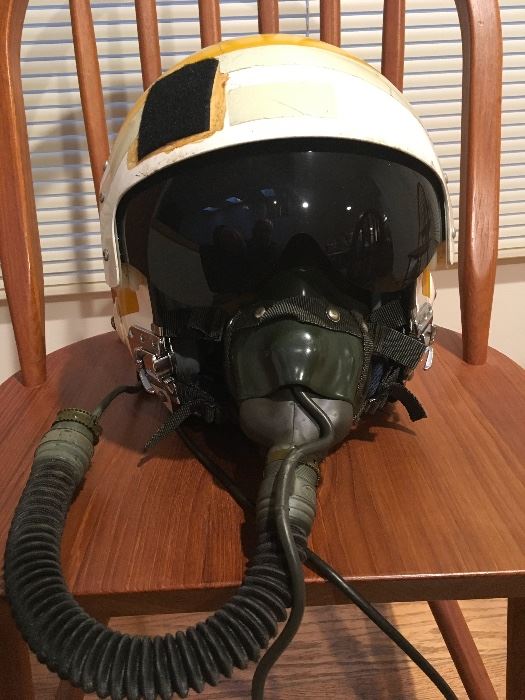 1970's US Navy Flight Helmet w/ Comms