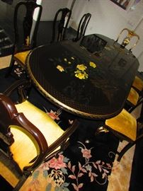 Chinoiserie Dining Table & Chairs