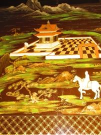 Detail of Chinoiserie Dining Table 