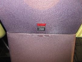 Detail of Vintage B & W THS Speakers