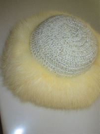 Vintage Fox-trimmed Hat