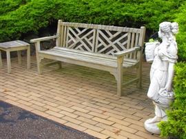 Teak & Concrete Garden Accessories 