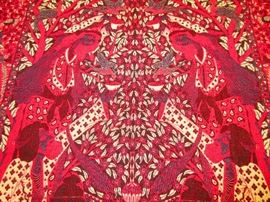 Detail of Hand-Woven Coverlet