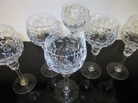 Wheel-cut Crystal Stemware