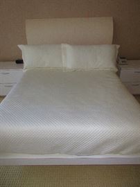 Custom Platform Bed in White
