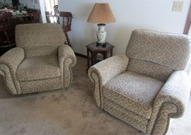 pair of rocker recliners
