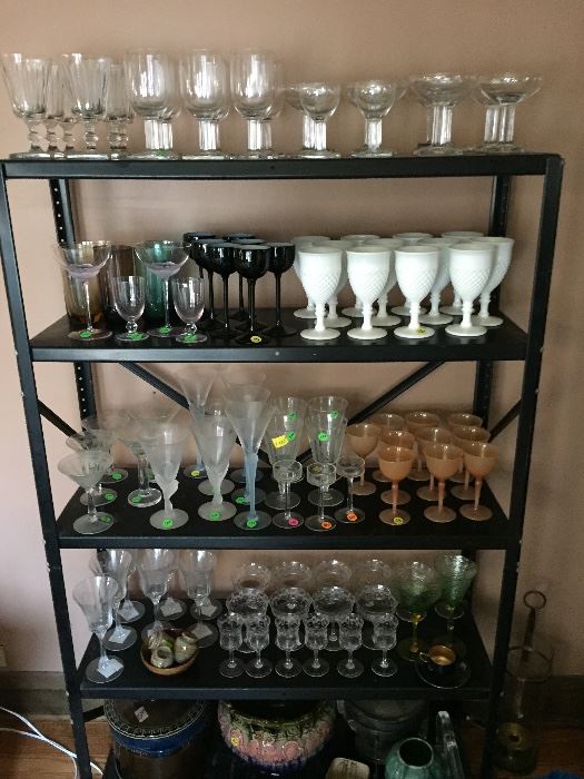 Beautiful full sets of glassware