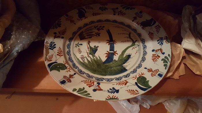 antique delft plates