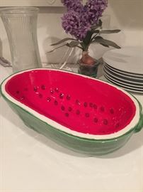 Very unusual watermelon serving bowl
