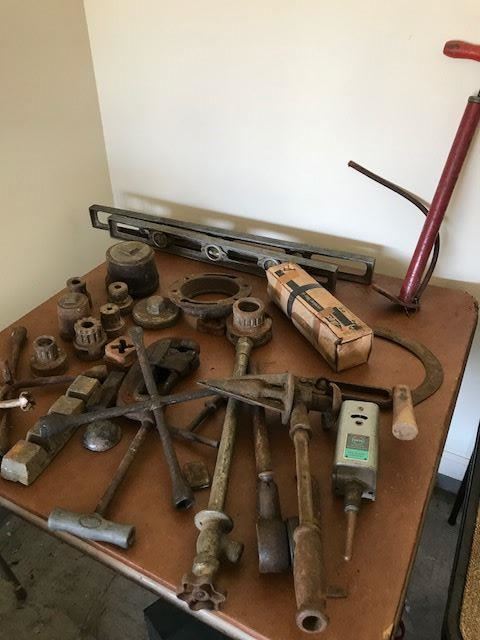 vintage plumbing tools