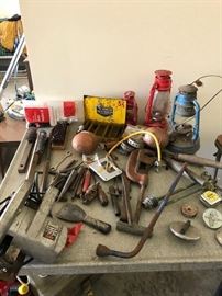 Vintage Tools and electric saw