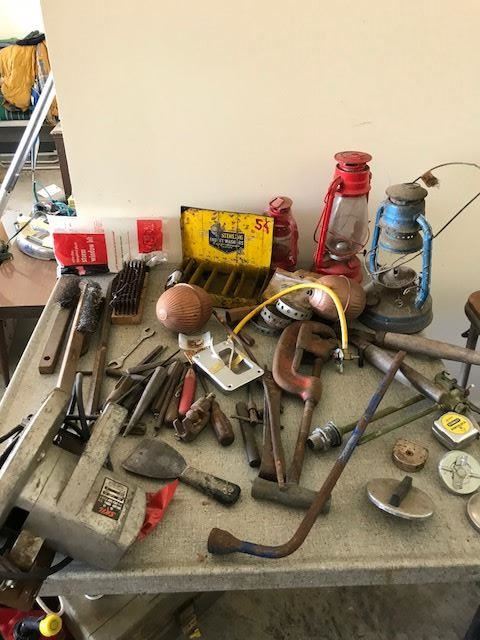 Vintage Tools and electric saw