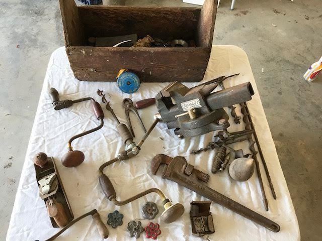 Vintage Tools and the tool box 