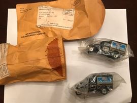 Matchbox trucks in original package and mailer