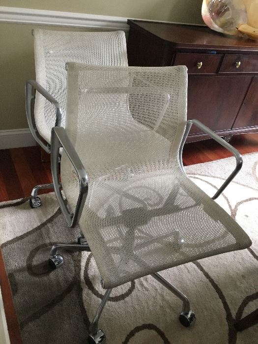 Miller Eames mesh chairs