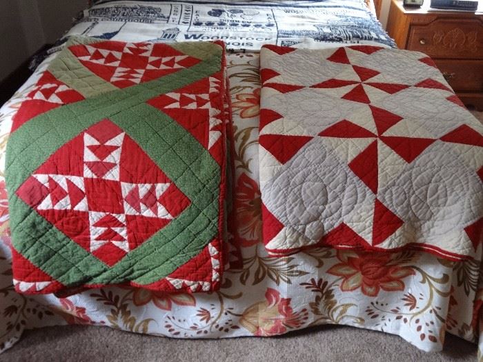 Vintage Hand Sewn Quilts